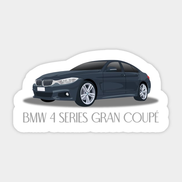 BMW 4-Series Gran Coupe Sticker by Romin's Stall